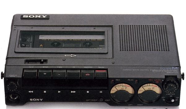 Sony TC-D5M stereo cassette deck
