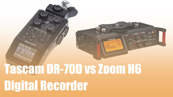 tascam-dr70d-vs-zoom-h6-portable-recorder