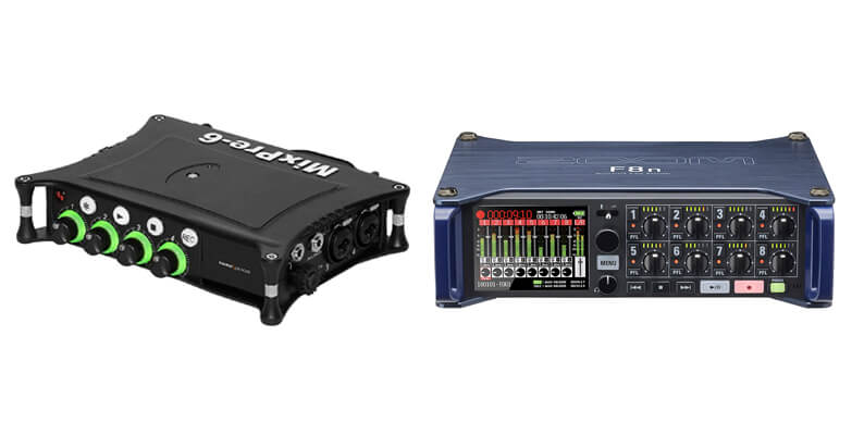 zoom-f8n-and-sd-mixpre-6-ii-recorder